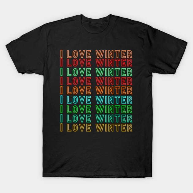 Love winter T-Shirt by ETTAOUIL4